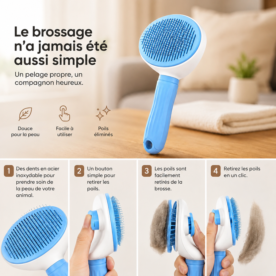 Brosse Autonettoyante