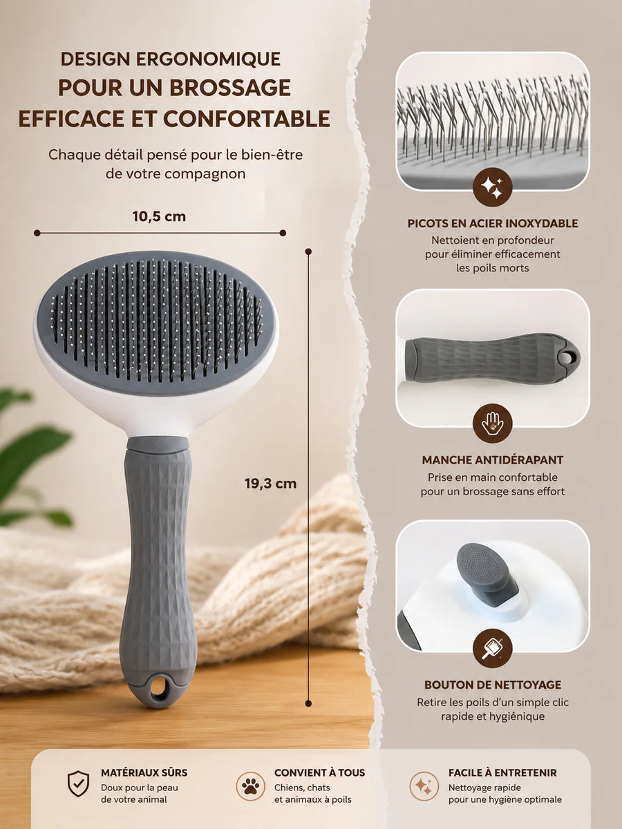 Brosse Autonettoyante