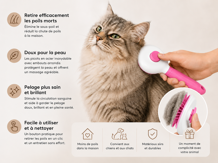 Brosse Autonettoyante