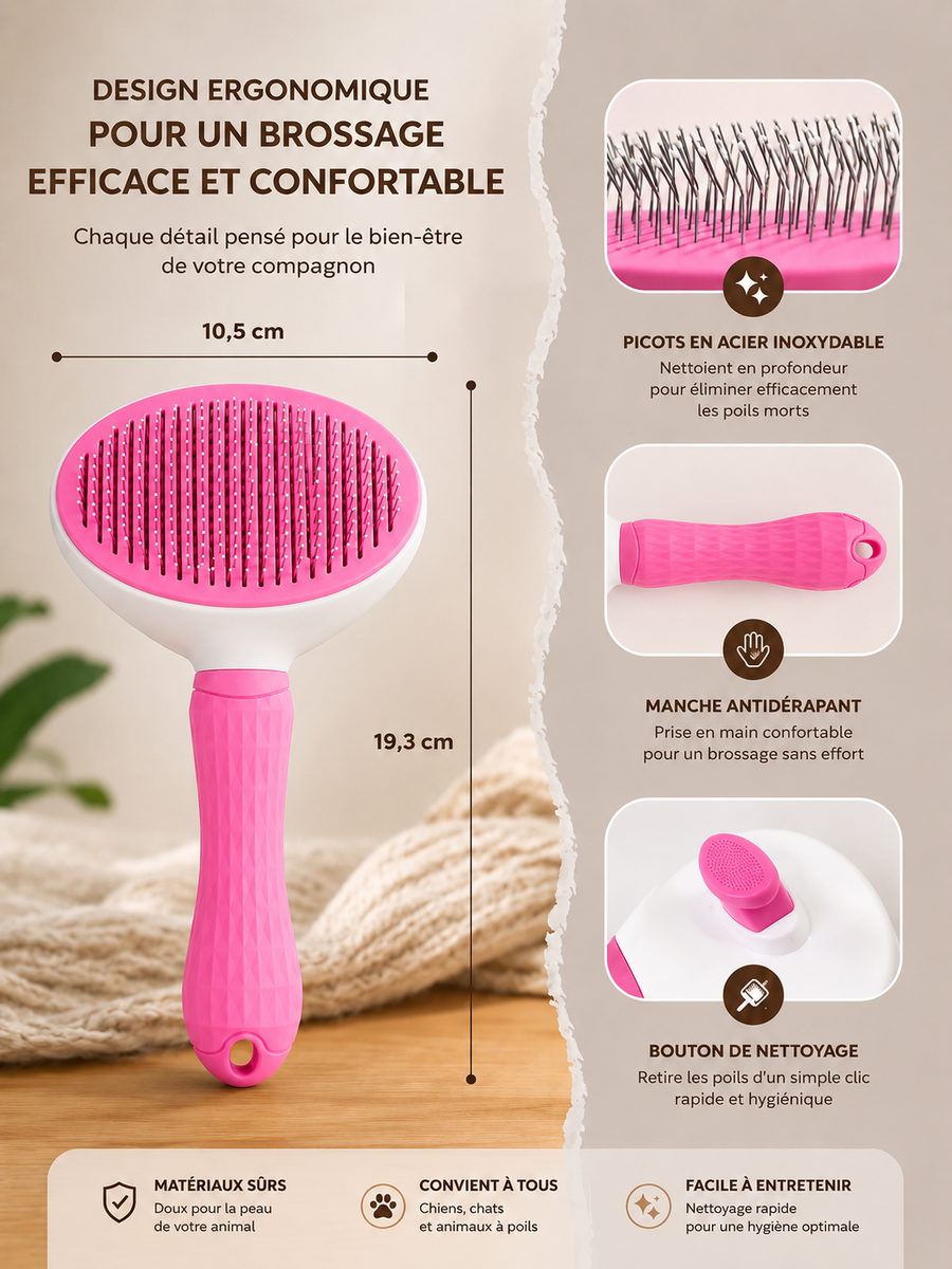 Brosse Autonettoyante